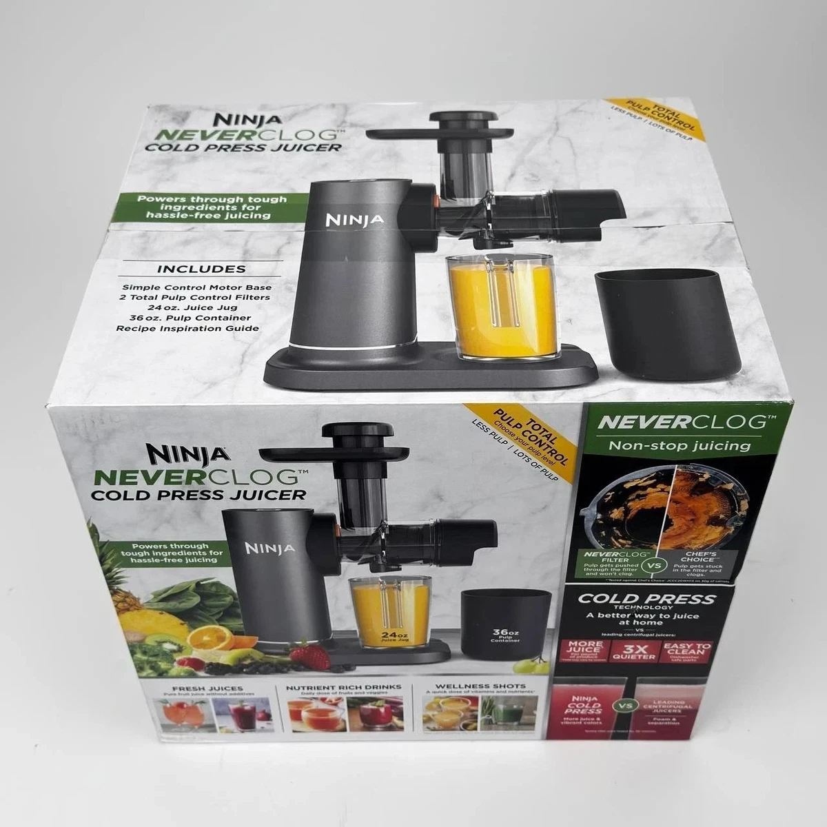 Ninja NeverClog Cold Press Juicer - photo 2