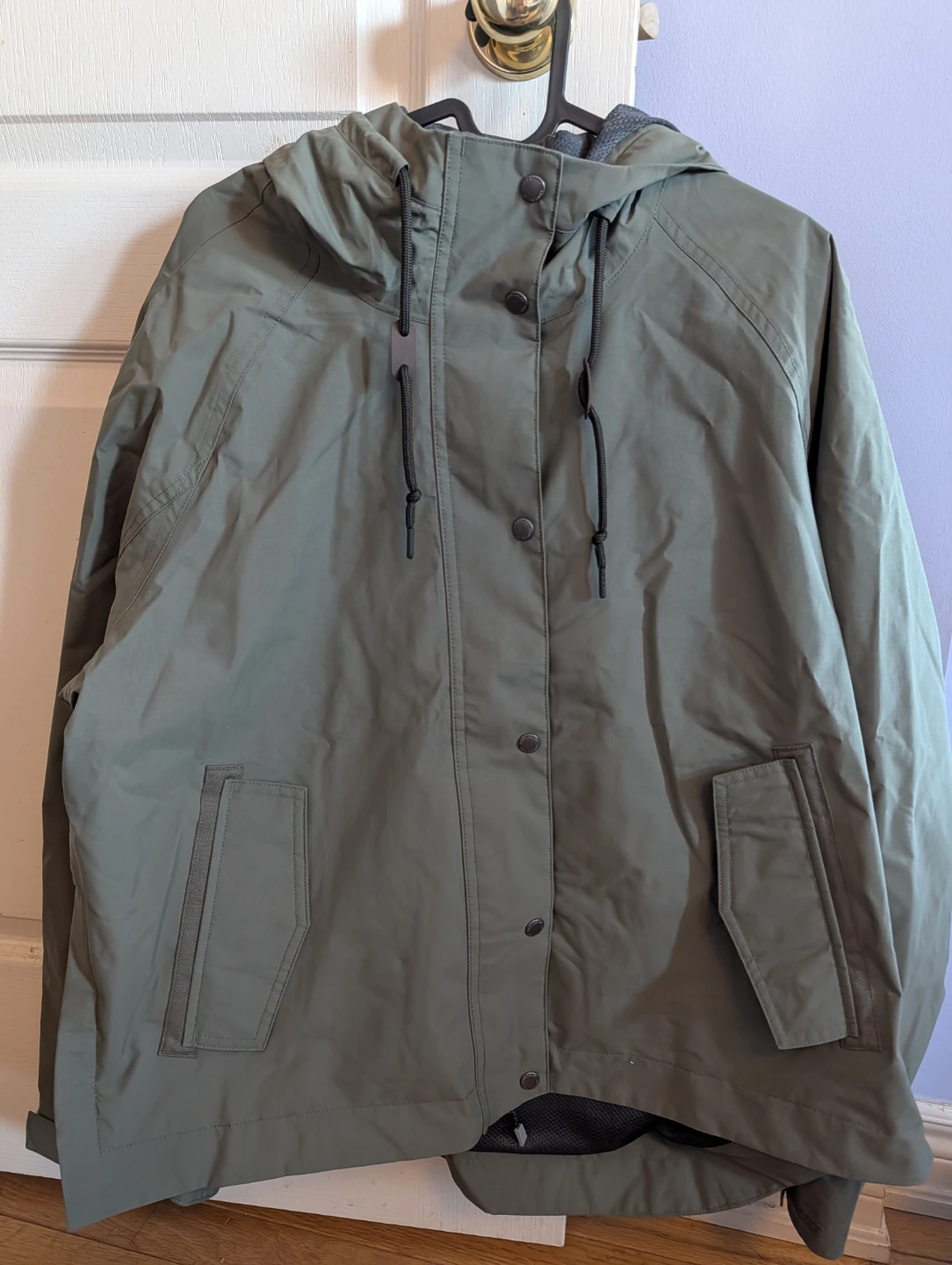 Eddie Bauer Women's Rain Jacket XL Green - photo 3