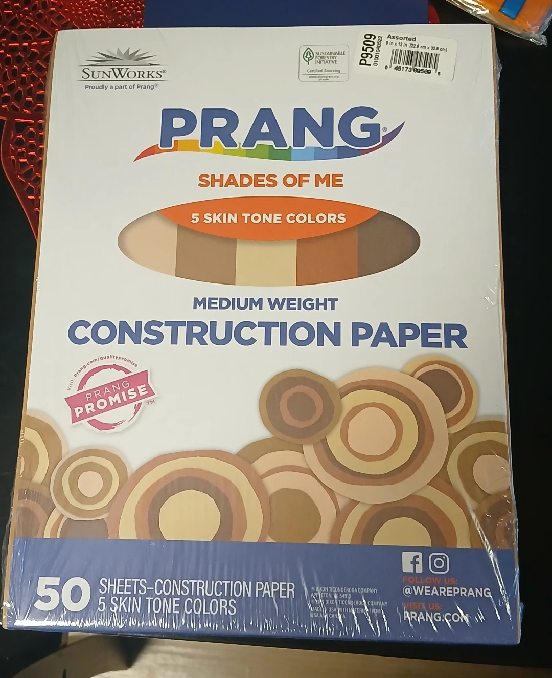 50 Sheets construction paper