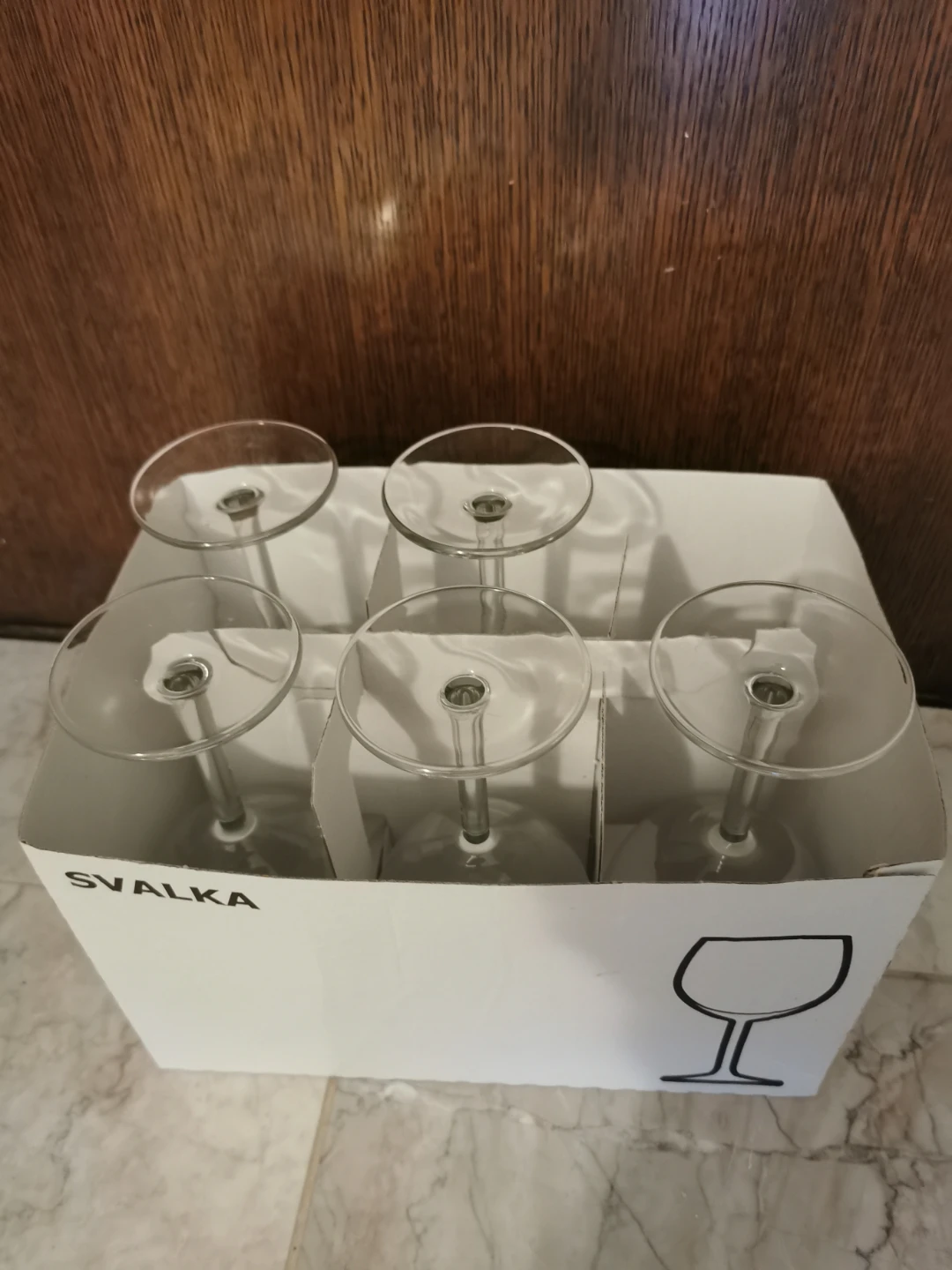 IKEA SVÄLKA Wine Glasses - Set of 5 - photo 2