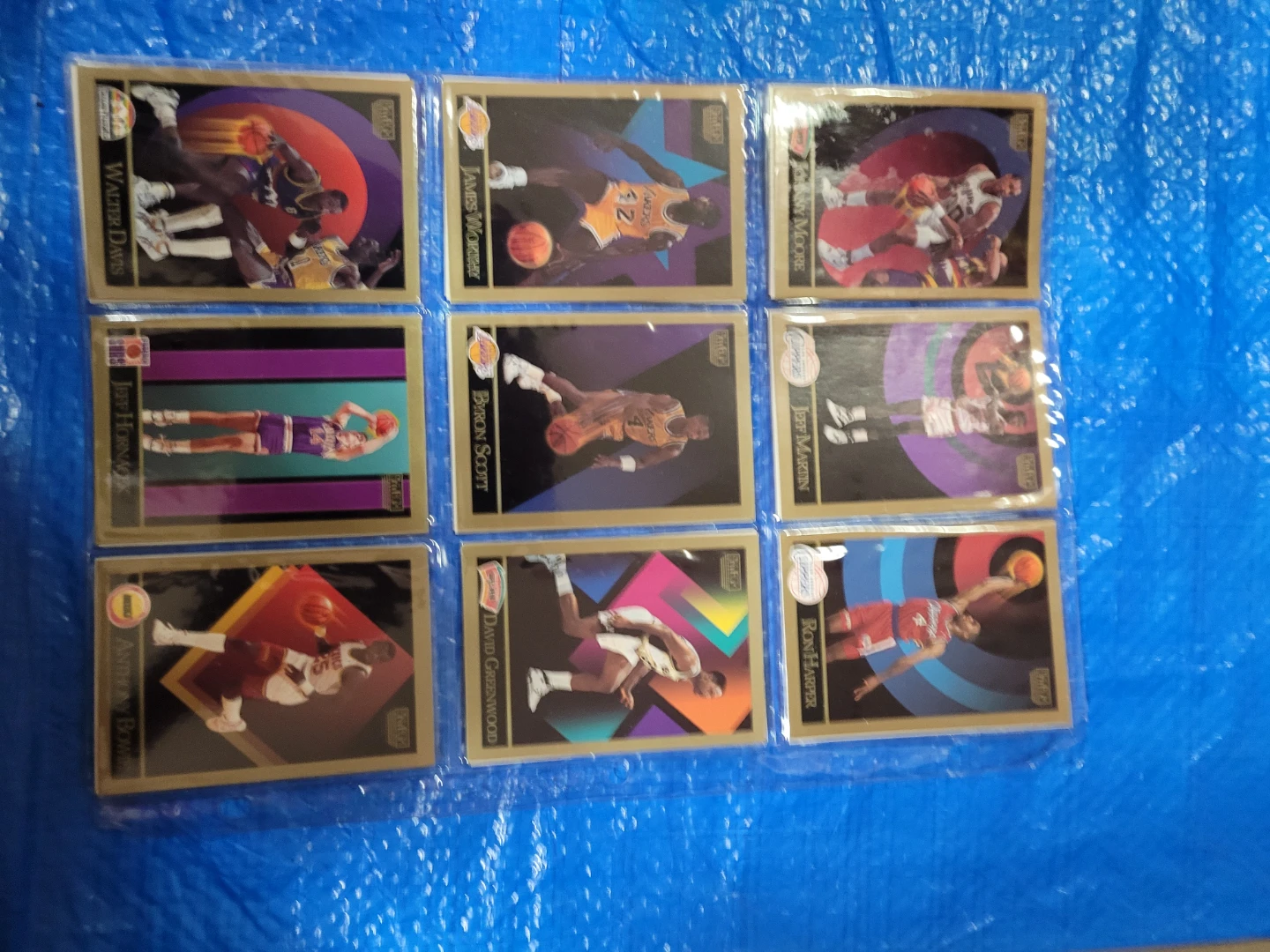 Collection of 9 NBA Basketball Cards