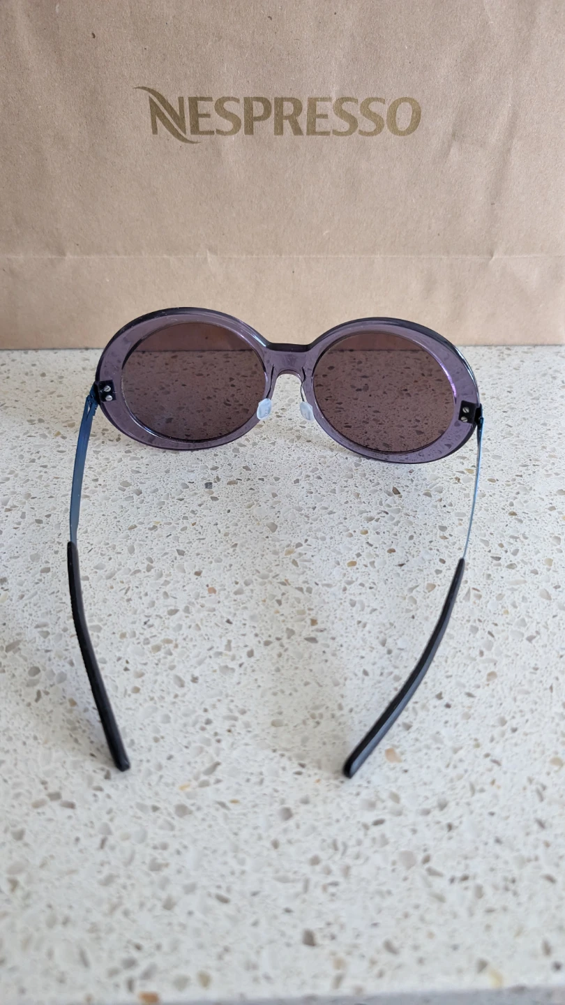 Round Sunglasses with Case - photo 5