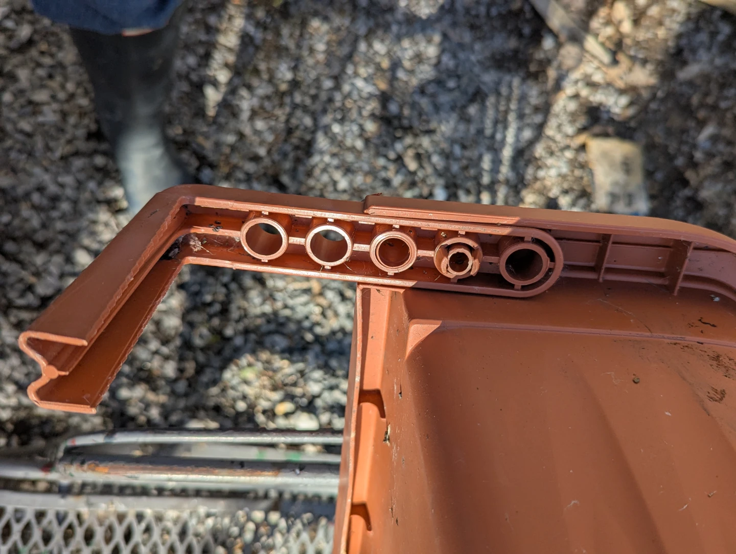 Terra Cotta coloured Fence Planter Box - photo 3