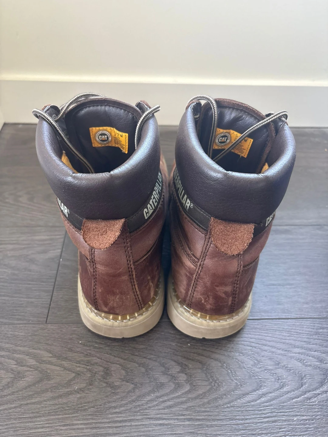 Brown Caterpillar boots size 12 - photo 3