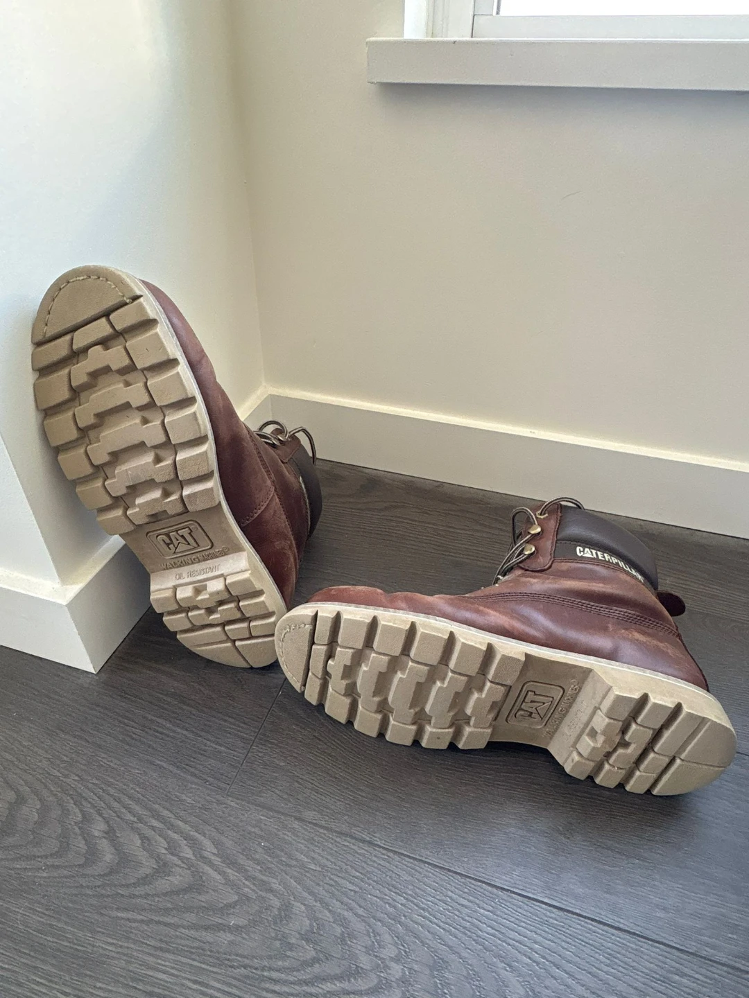 Brown Caterpillar boots size 12 - photo 5