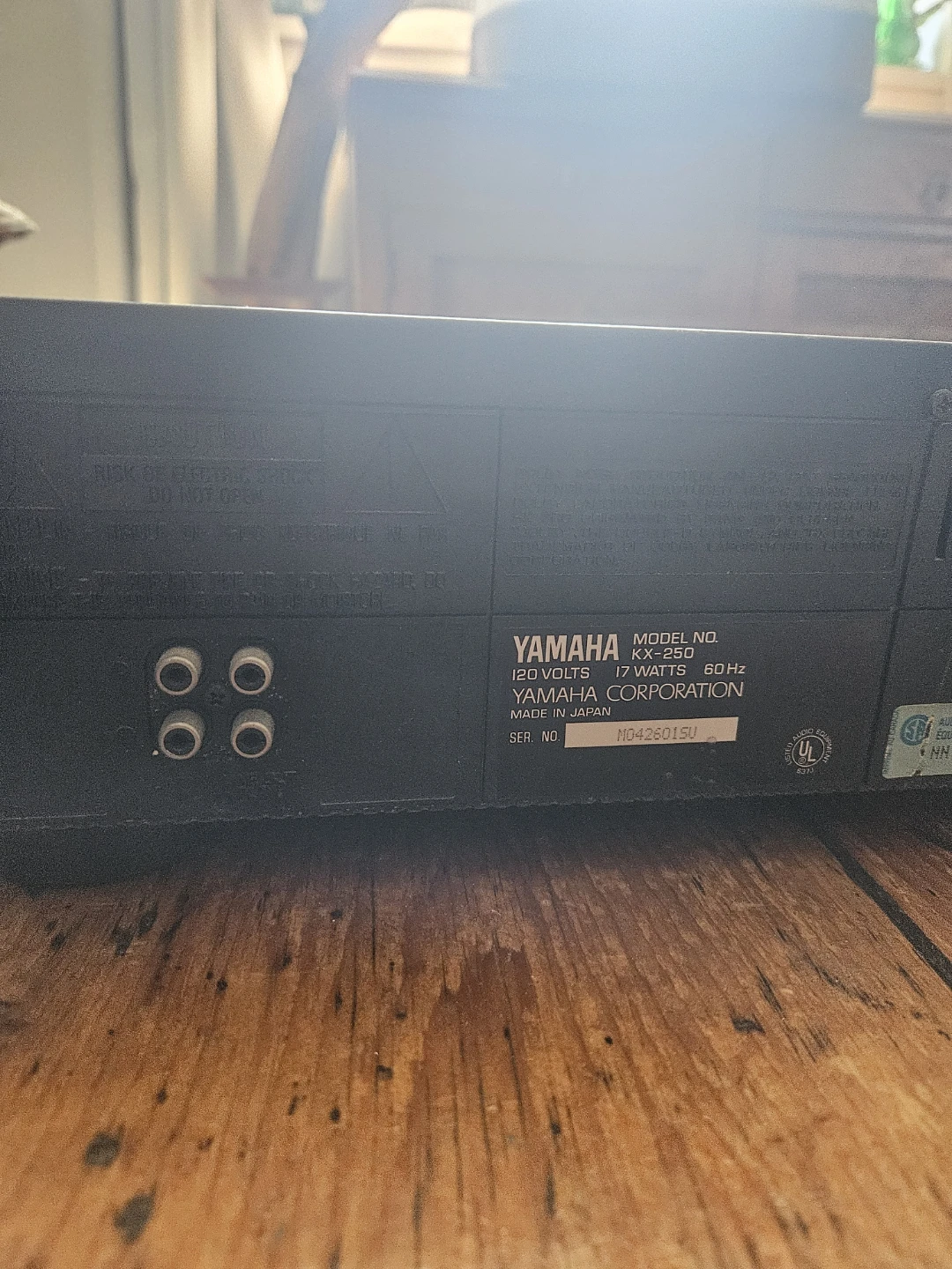 Yamaha KX-250 Natural Sound Stereo Cassette Deck - photo 5