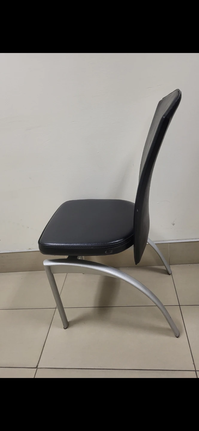 Sleek Modern Dining/Side Chair. Faux Leather - photo 3