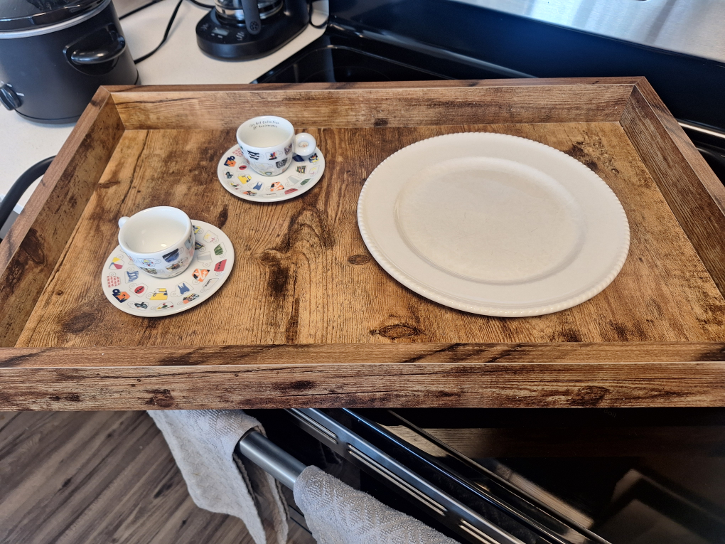 Bar Cart with Serving Tray - photo 4