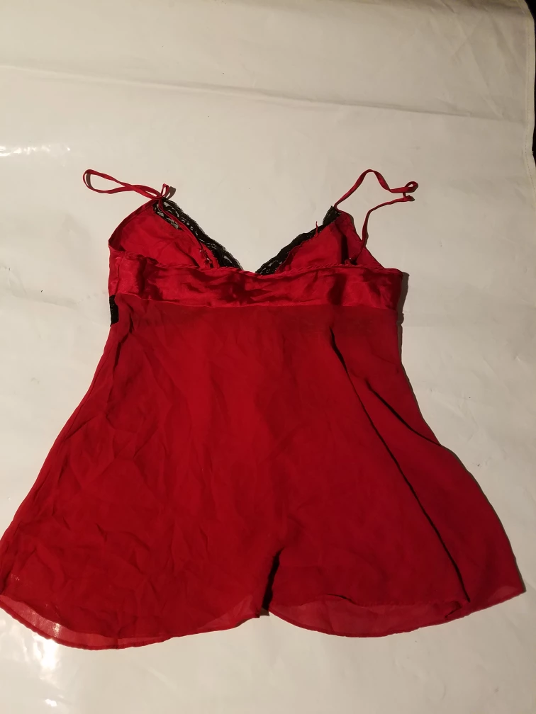 Secret Treasures Red Polyester Babydoll Lingerie G(12/14) - photo 2
