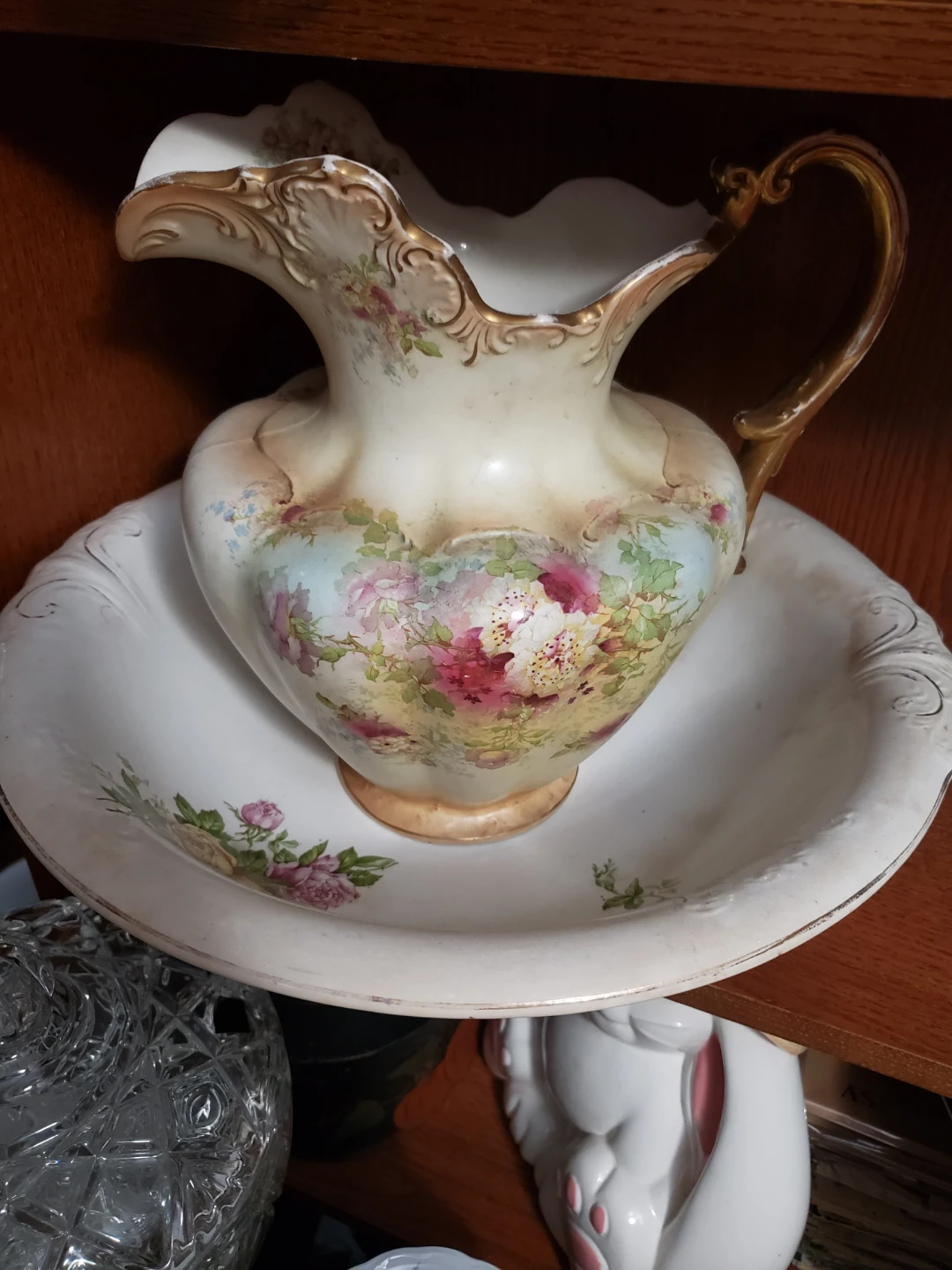 Antique 1900's Basin and Pitcher