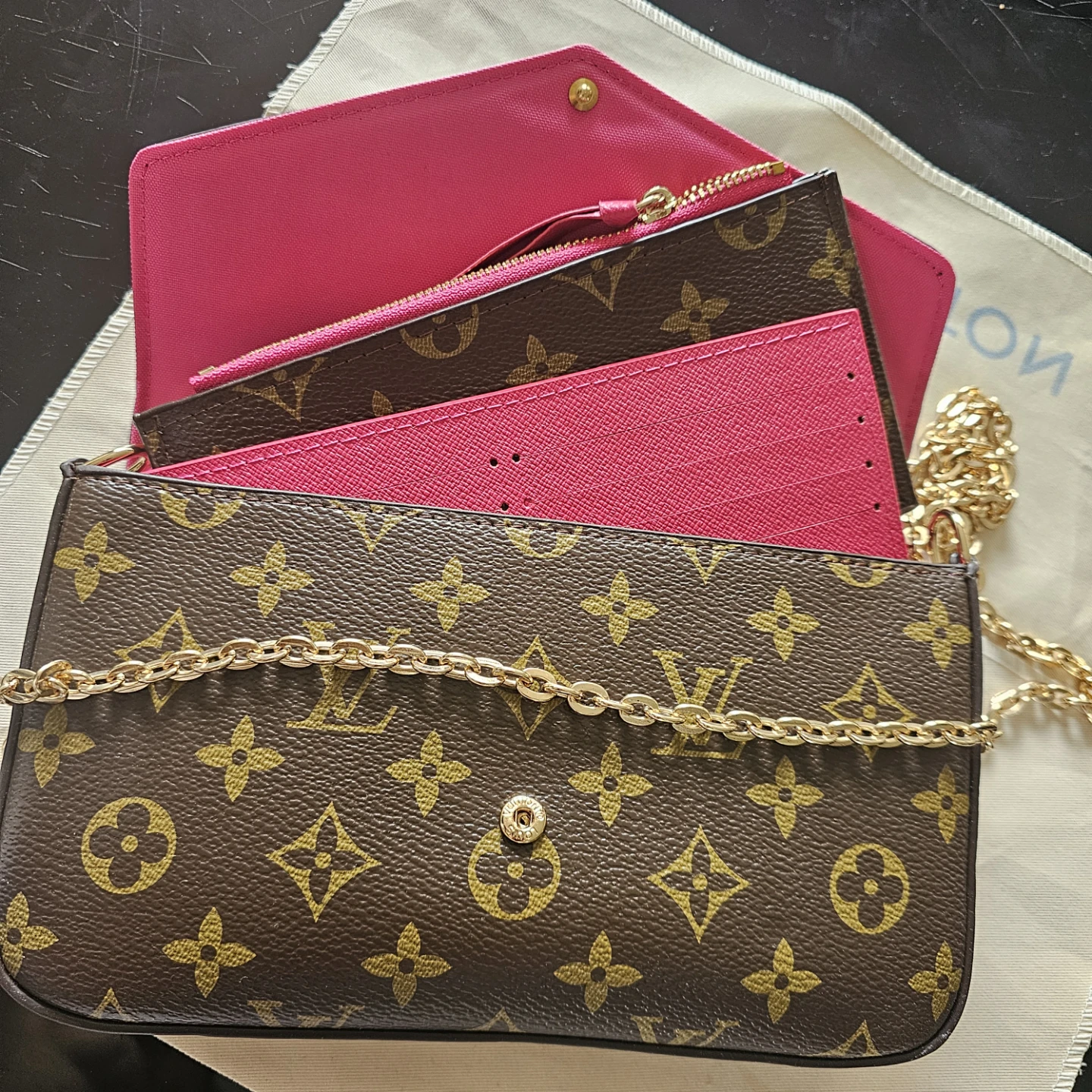 Louis Vuitton Monogram Chain Wallet - photo 2
