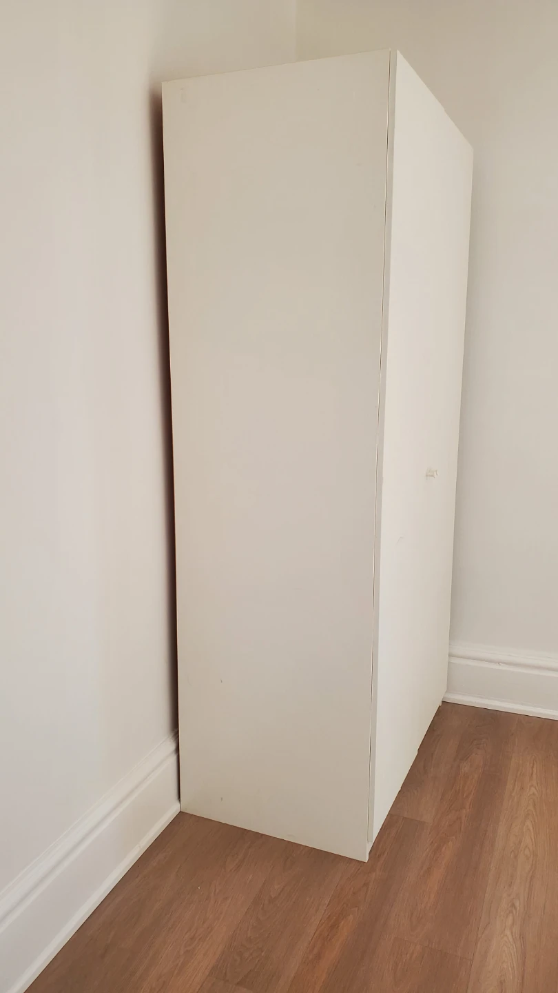 IKEA White Two-Door Wardrobe - photo 3
