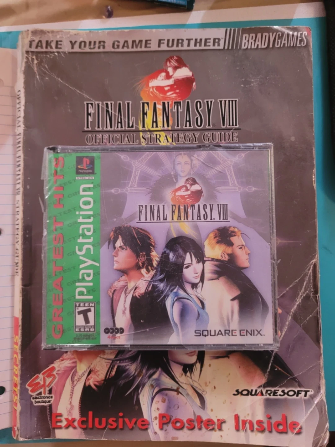 PS1 game &Final Fantasy VIII Official Strategy Guide - photo 2