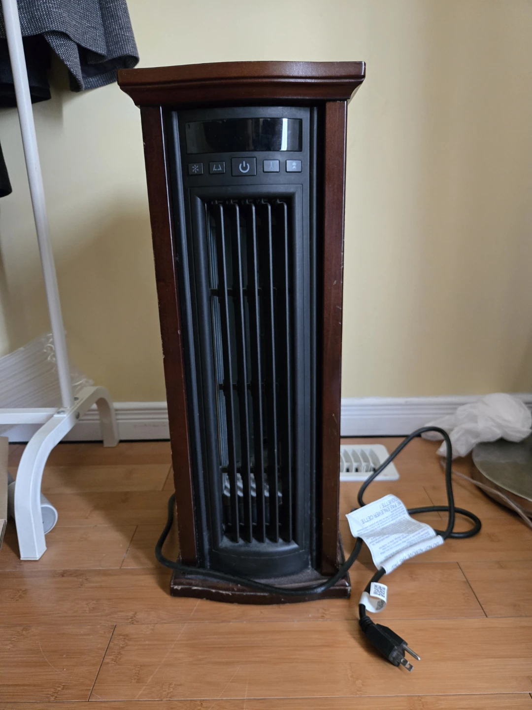 Tower Heater with Wooden Base - photo 3