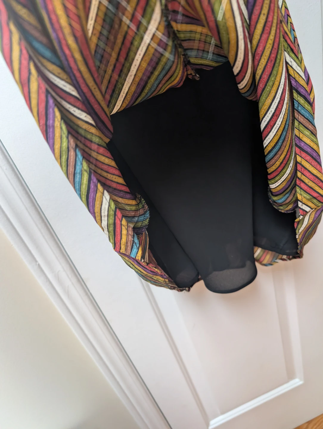 Mica striped V-neck dress size 4 - photo 3
