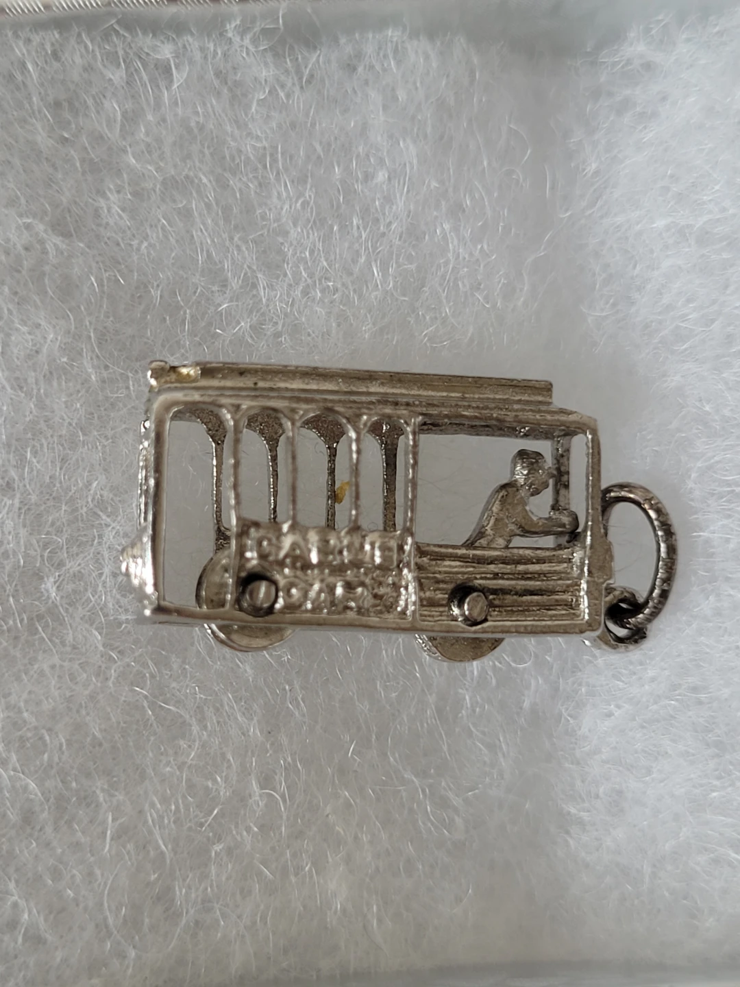 Sterling Silver Cable Car Charm