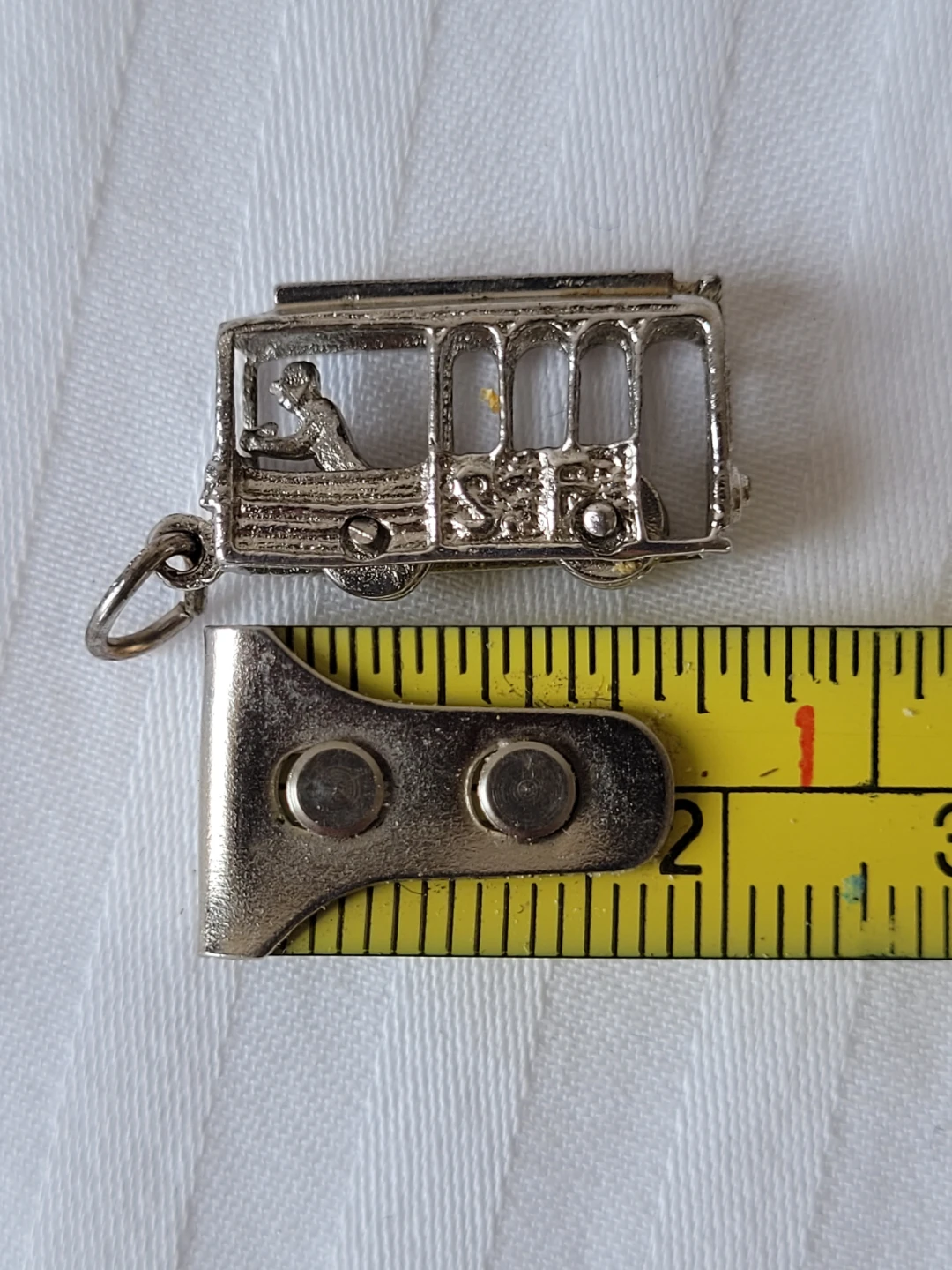 Sterling Silver Cable Car Charm - photo 2
