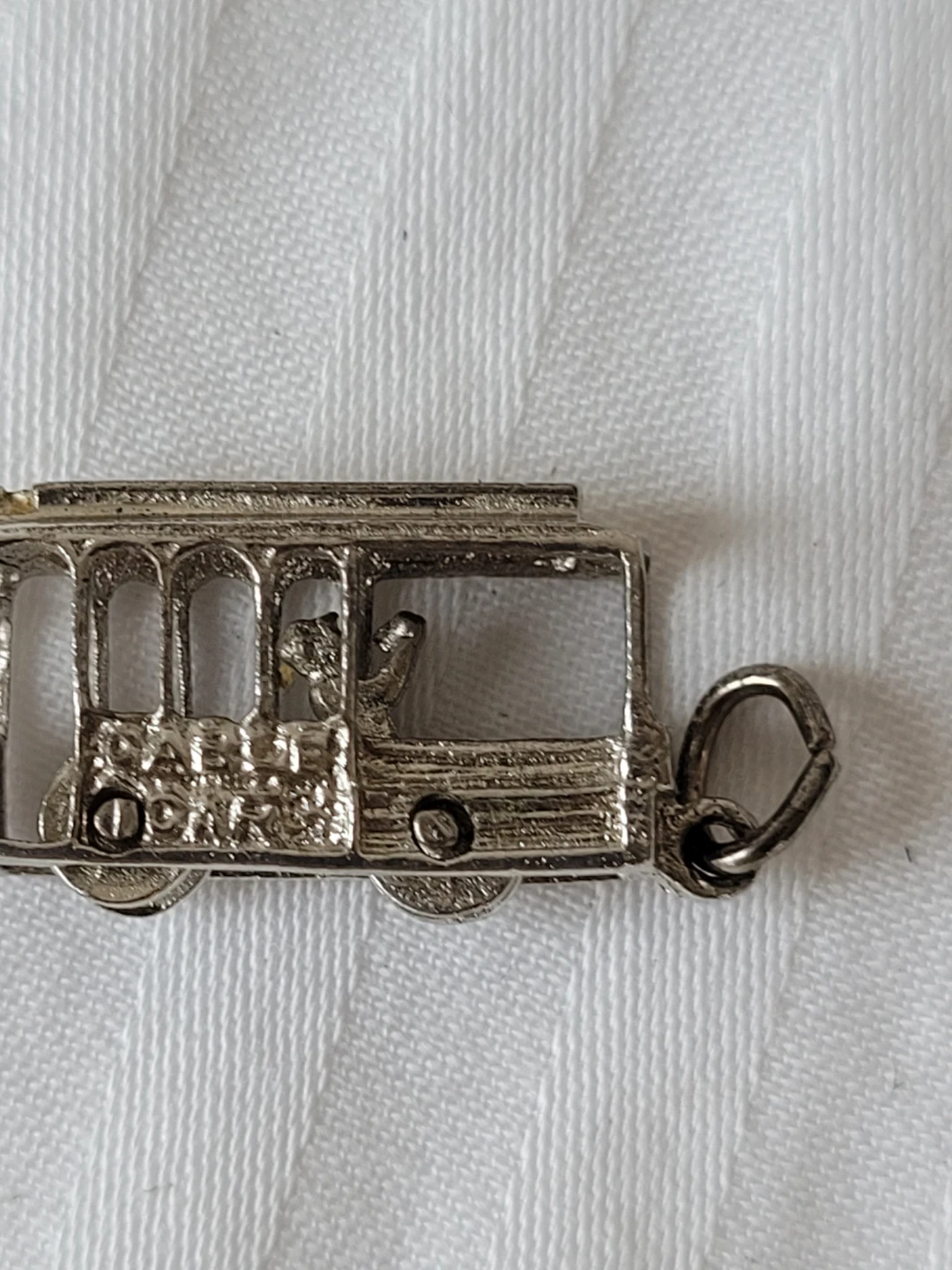 Sterling Silver Cable Car Charm - photo 3
