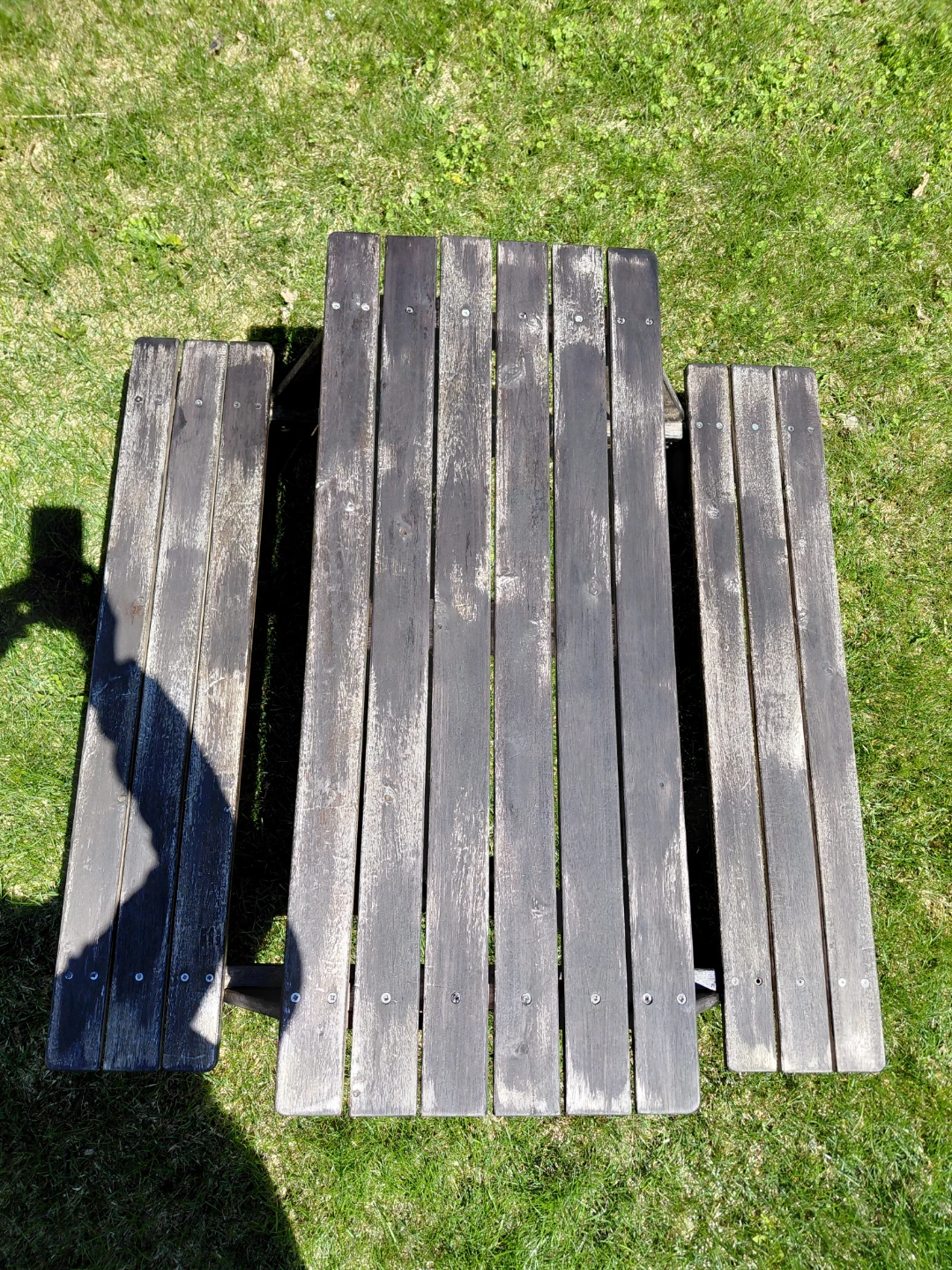 Wooden Picnic Table rustic finish - photo 3