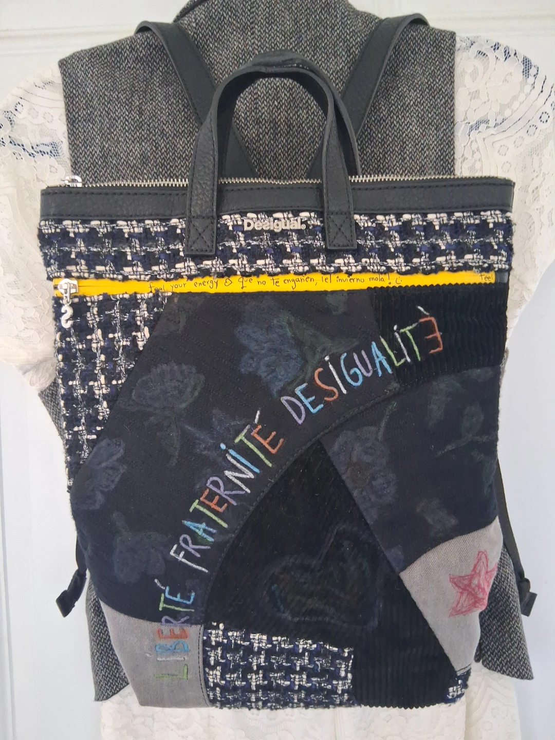 Desigual Patchwork Backpack - photo 2