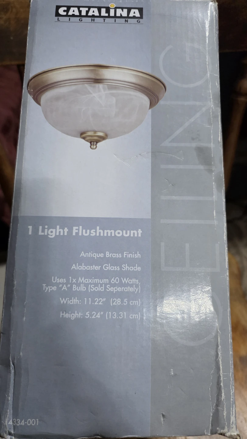 Catalina Lighting 1 Light Flushmount Ceiling Light - photo 4