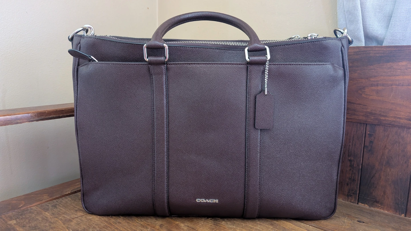 Coach Leather Briefcase - photo 2
