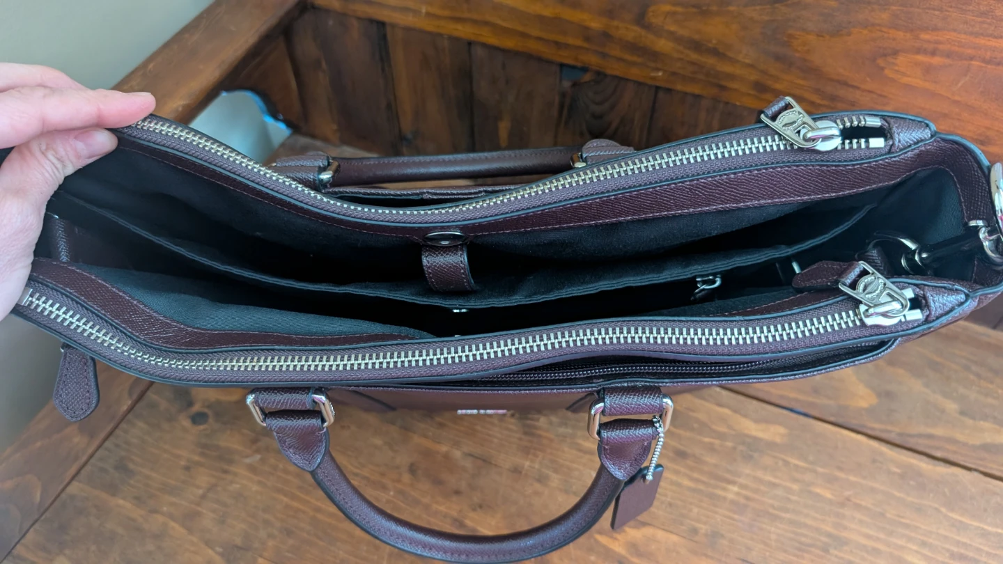 Coach Leather Briefcase - photo 4