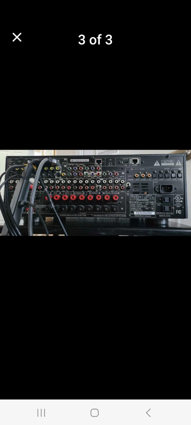 Denon AVR-3808CI AV Receiver