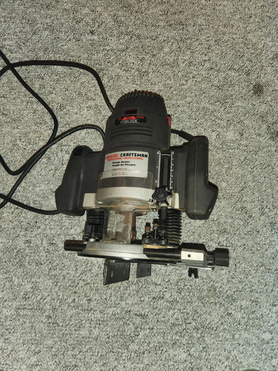 Craftsman Professional Plunge Router - photo 4