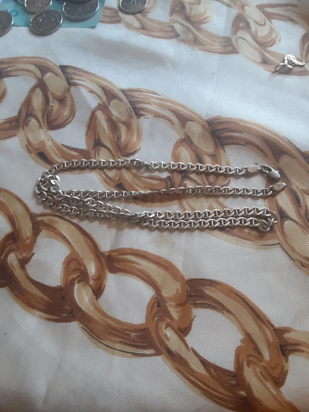 MJ Silver Chain Necklace 925