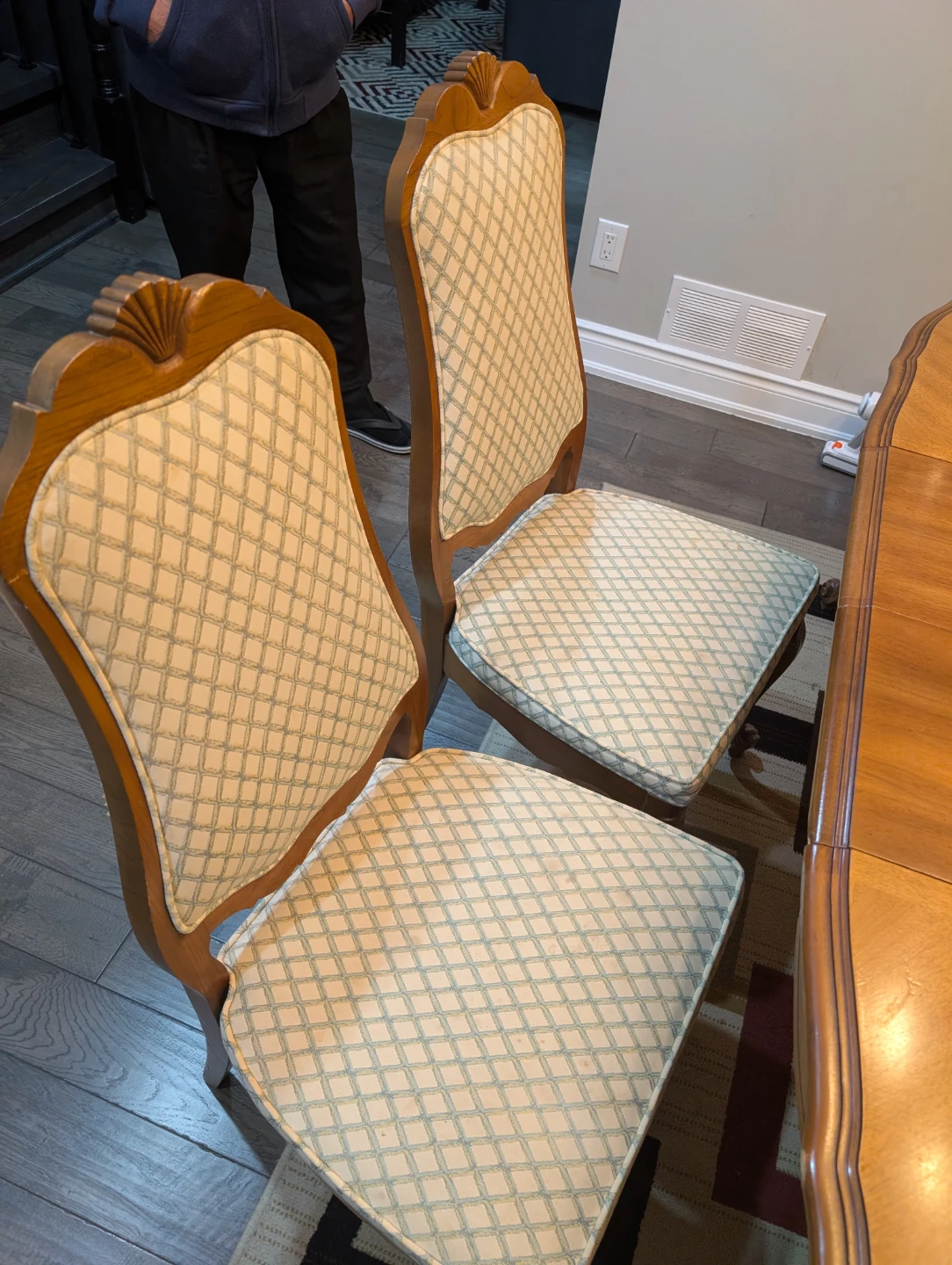 Wooden Dining Table and 4 Chairs Set - photo 3