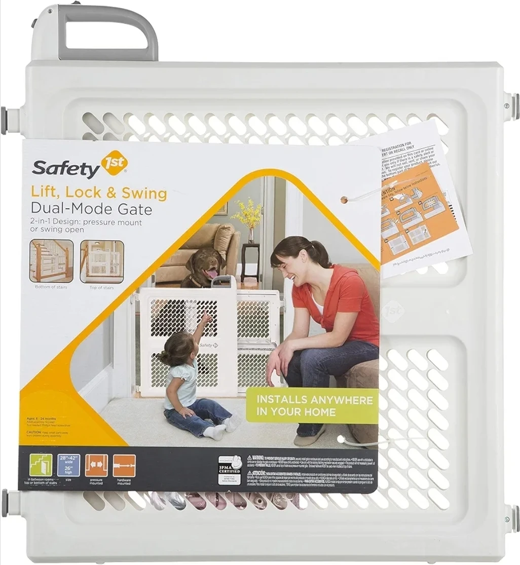Safety 1st Lift, Lock & Swing Dual-Mode Gate - photo 5