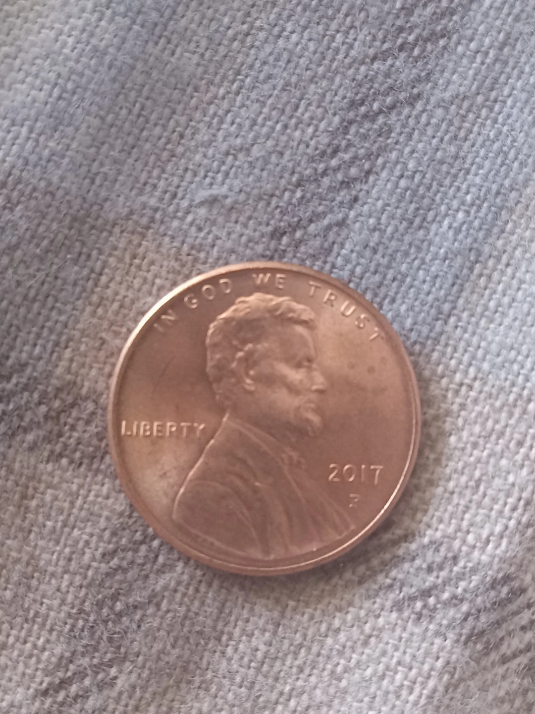 United States Copper Coin 2017