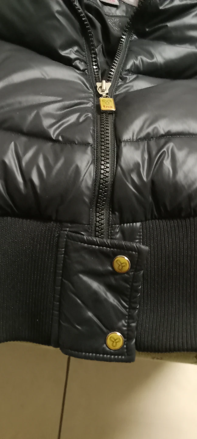 TNA Black Puffer Jacket - photo 3