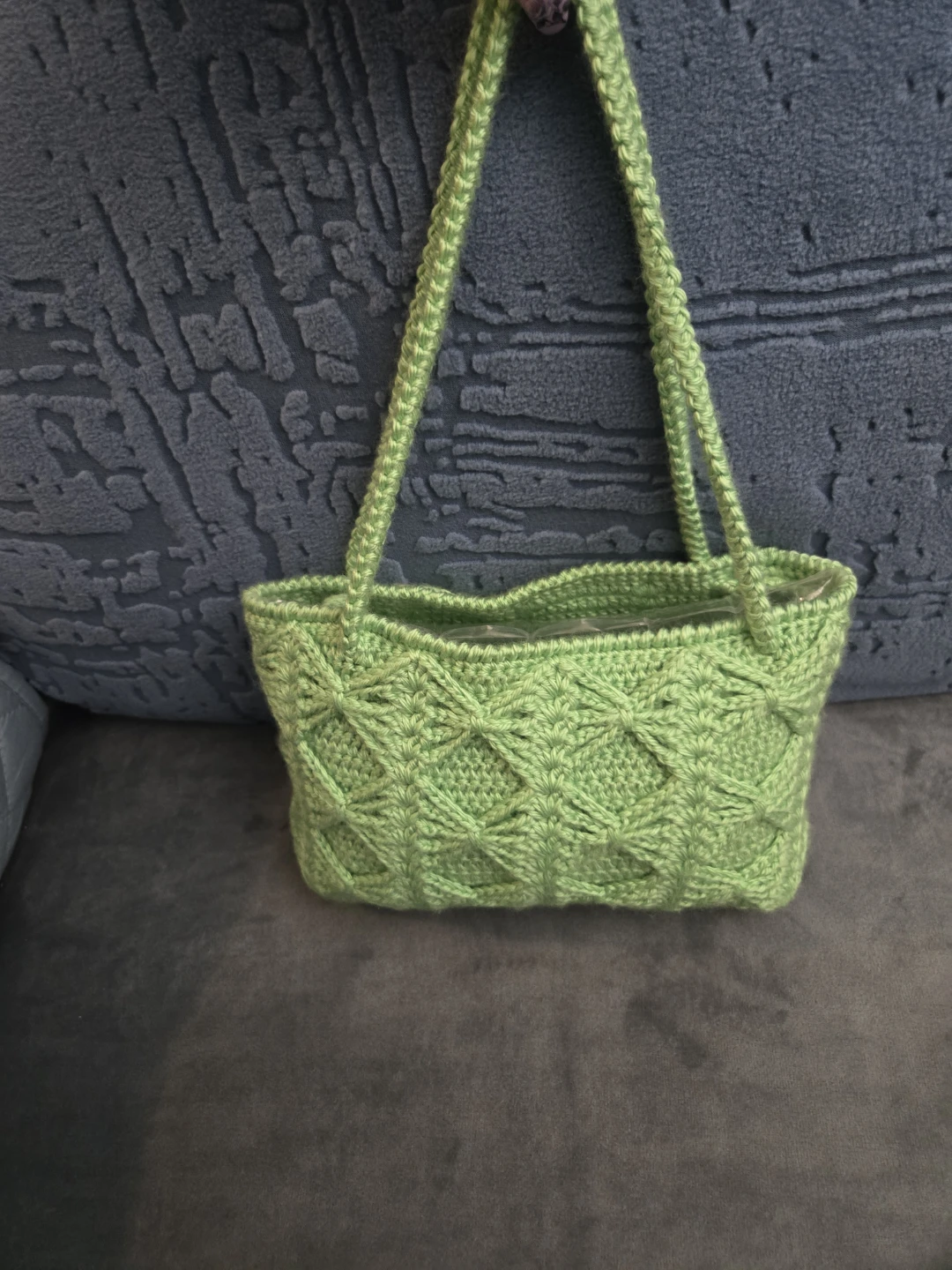 Crochet purse