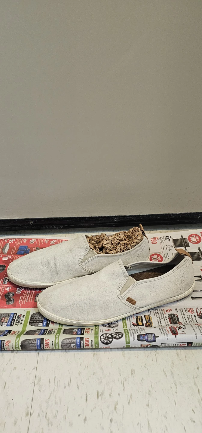 H&M Vans Slip-On Shoes - Cream Canvas