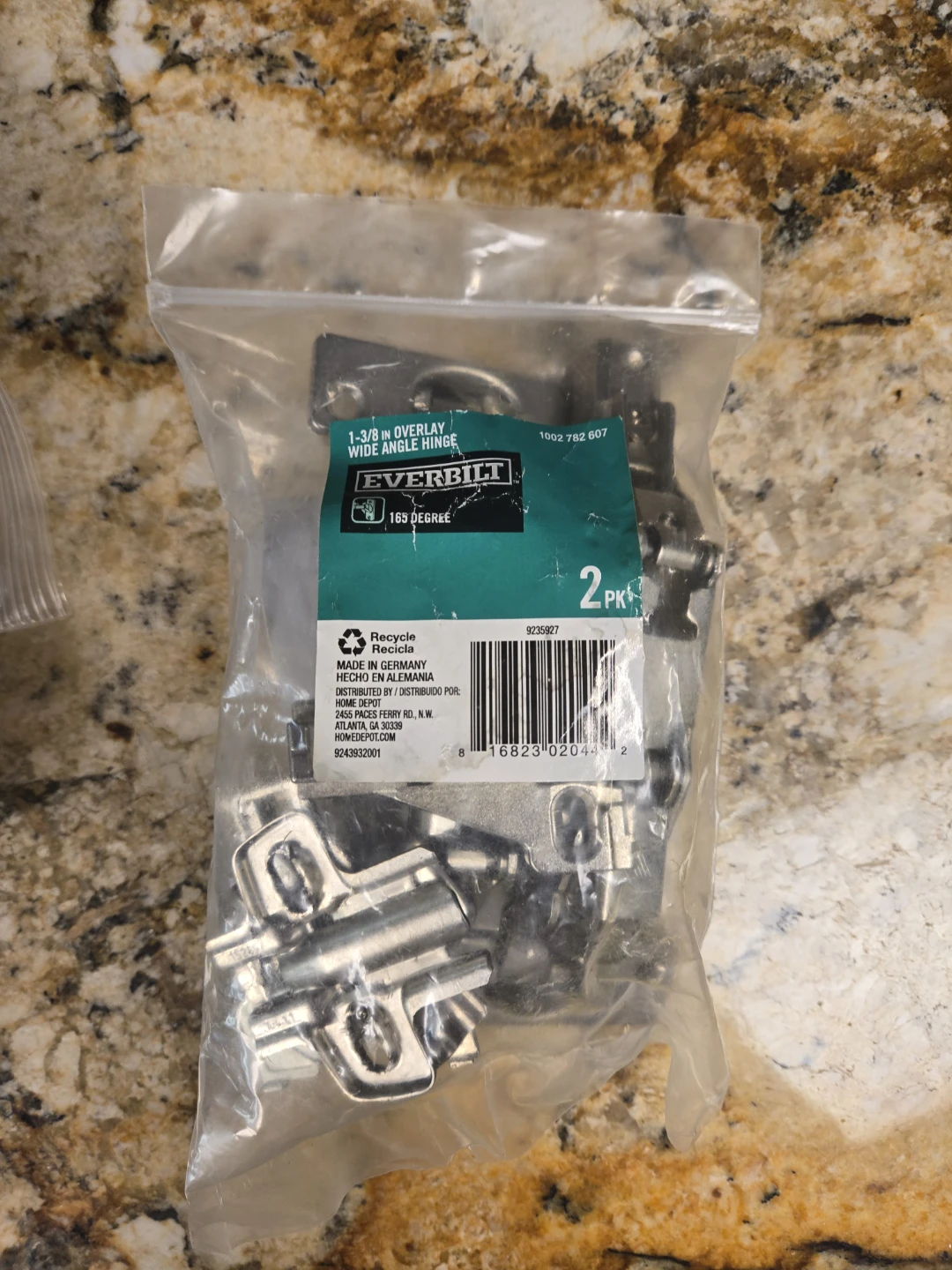 Everbilt 1-3/8 In Overlay Wide Angle Hinge