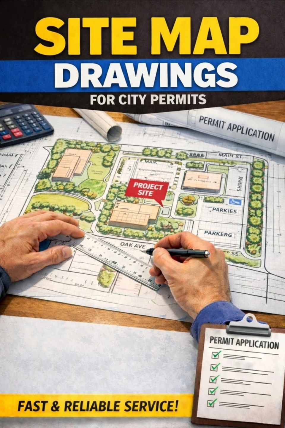 Site Map Drawings for City Permits