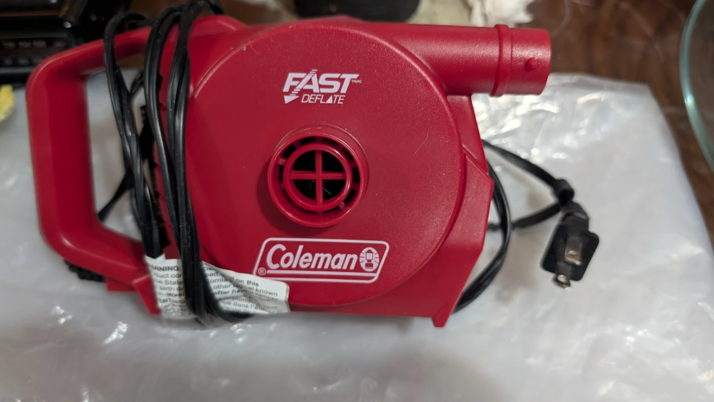 Coleman QuickPump 120V Electric Air Pump - photo 5