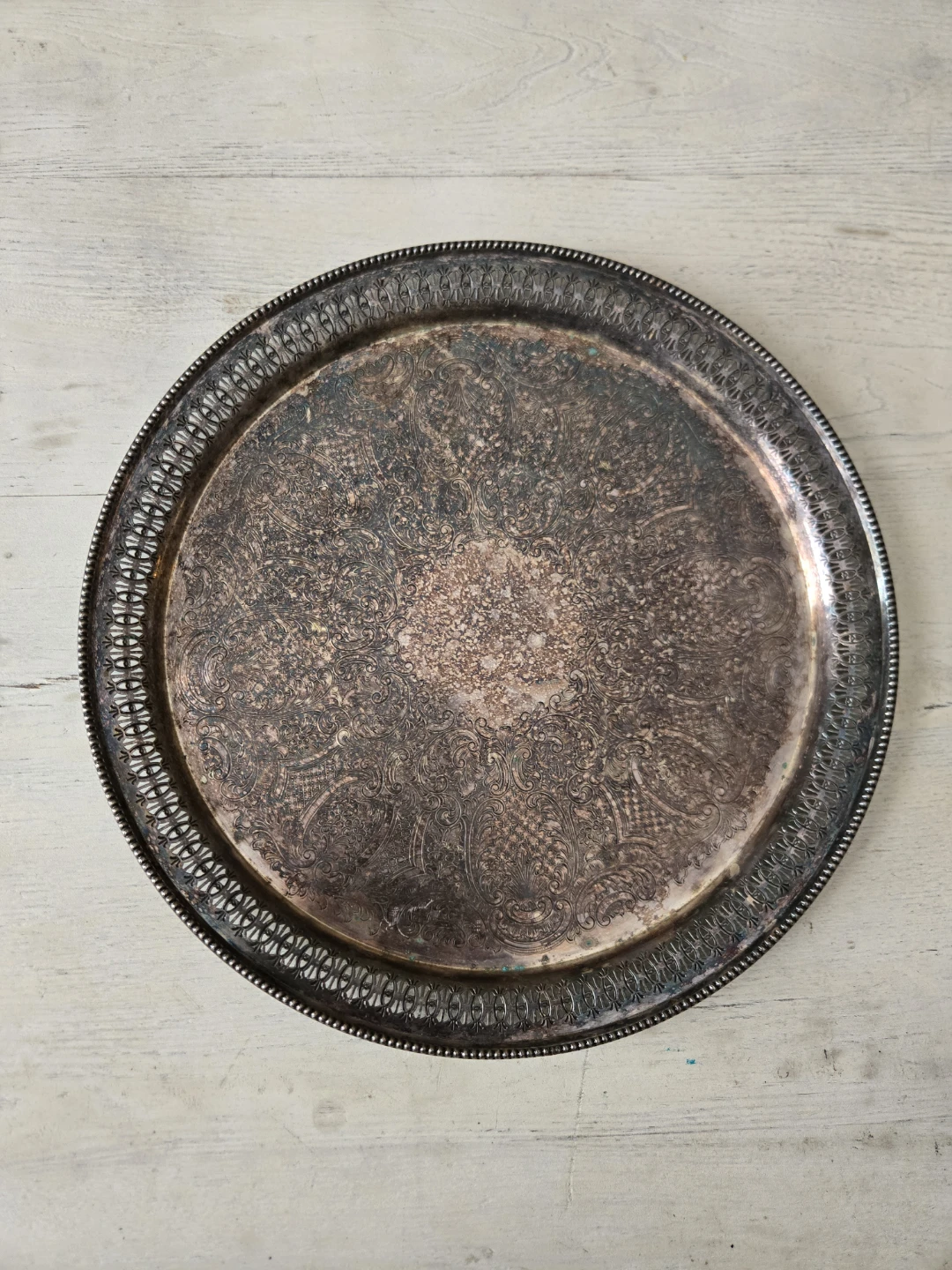WM A. Rogers Silver Plated Set with Tray - photo 2