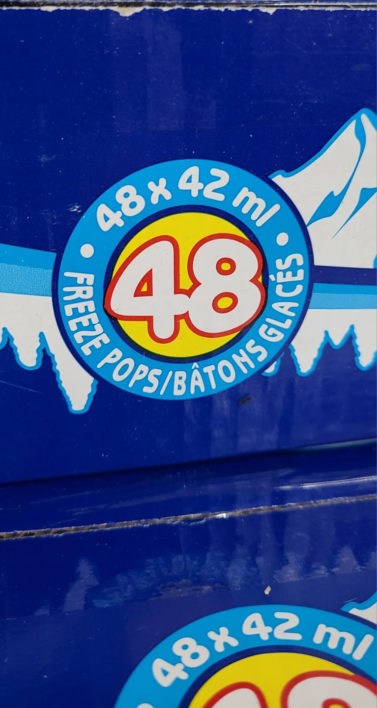 Mr. Freeze 2 Boxes of Freezies 48 x 2 - photo 3