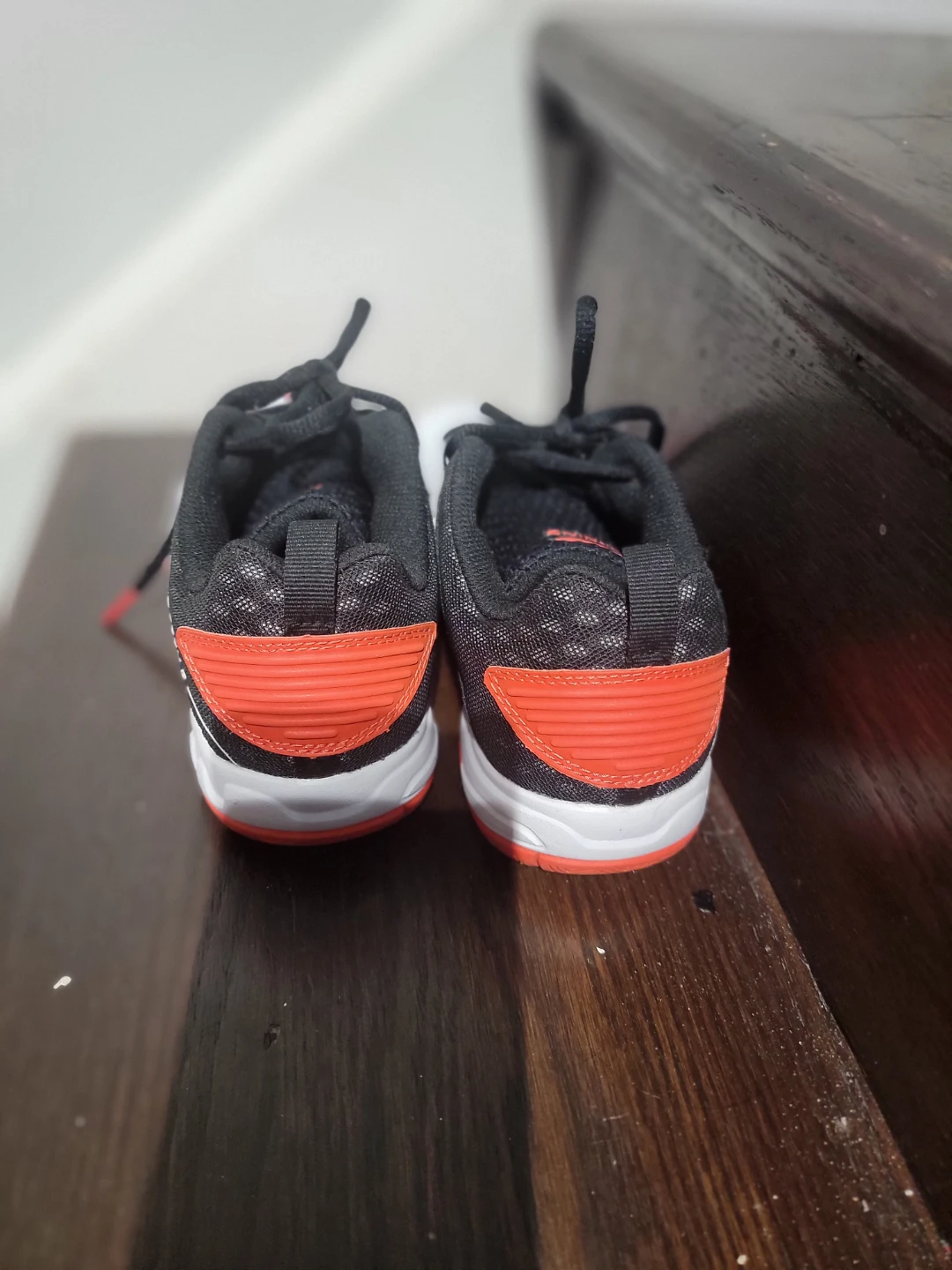 Li-Ning White and Orange Athletic Shoes