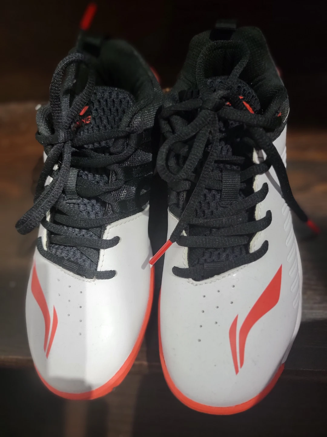 Li-Ning White and Orange Athletic Shoes - photo 3