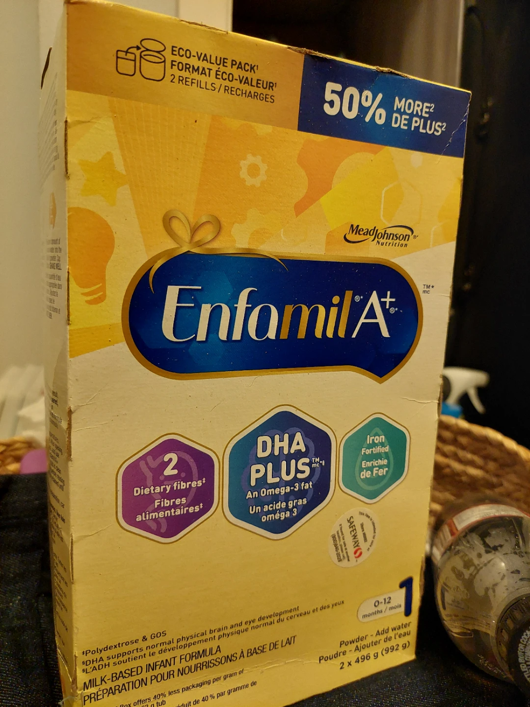 Enfamil A+ Milk-Based Infant Formula 2 x 496g