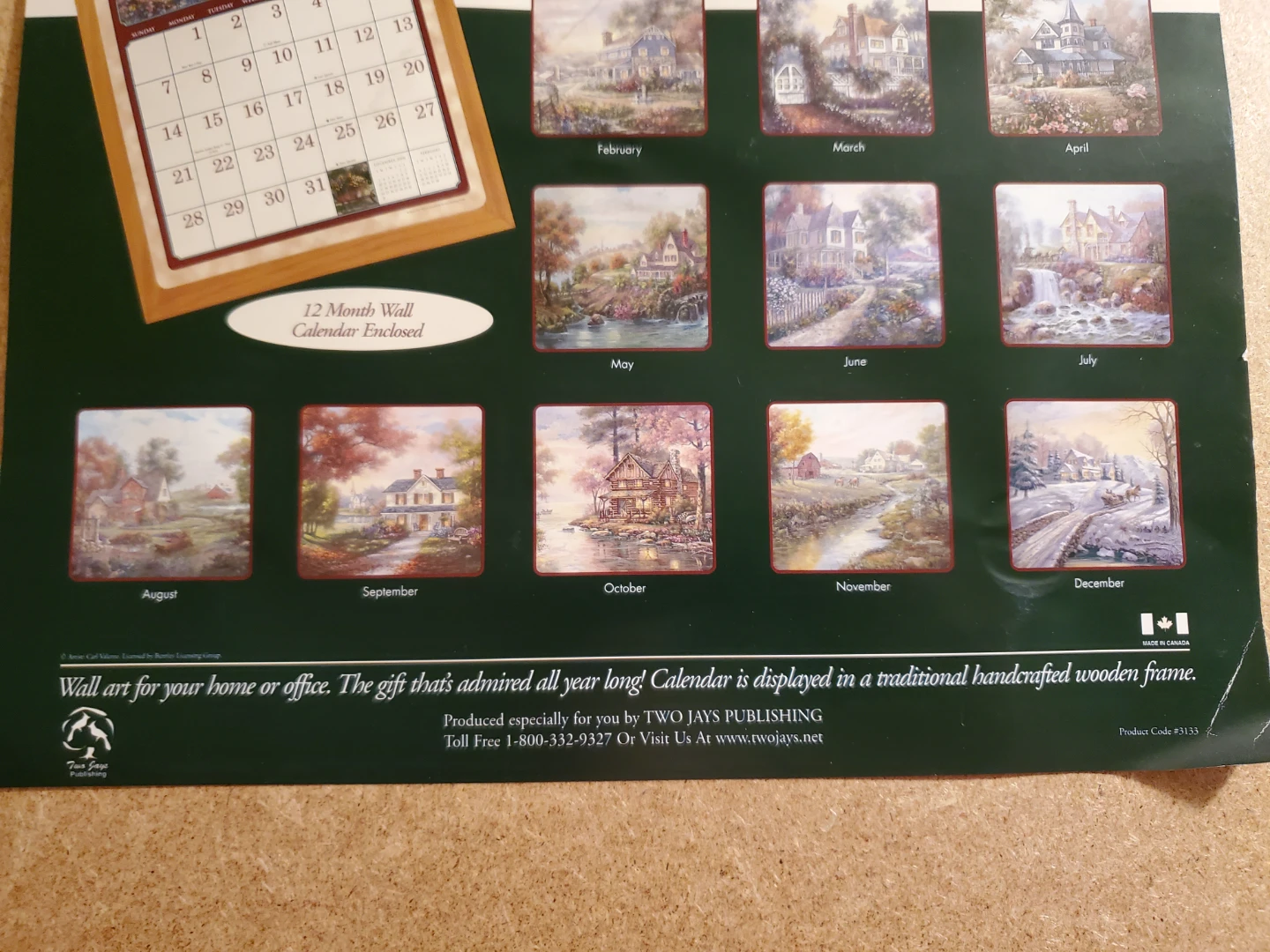 Wooden Calendar Frame - photo 4