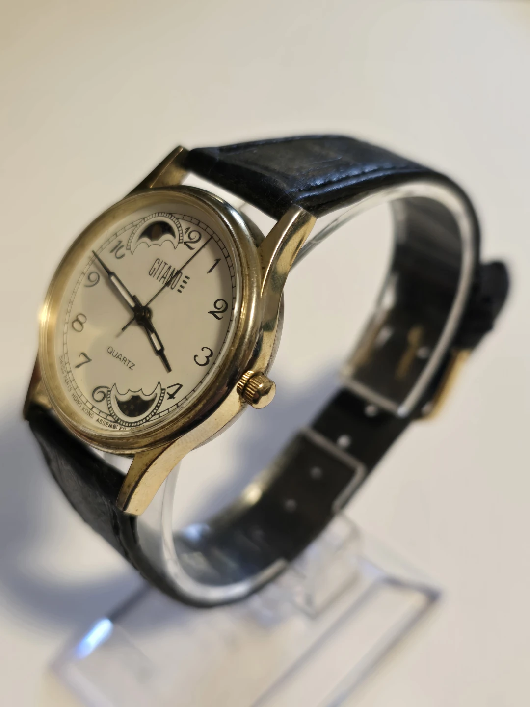 31mm Gitano Moon and Stars Quartz Watch NEW BATTERY - photo 3