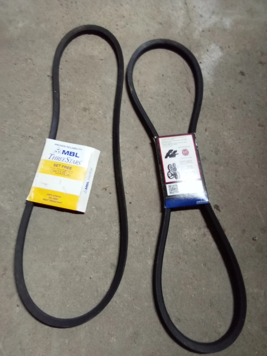 MBL Three Stars & Generic V-Belts - photo 2