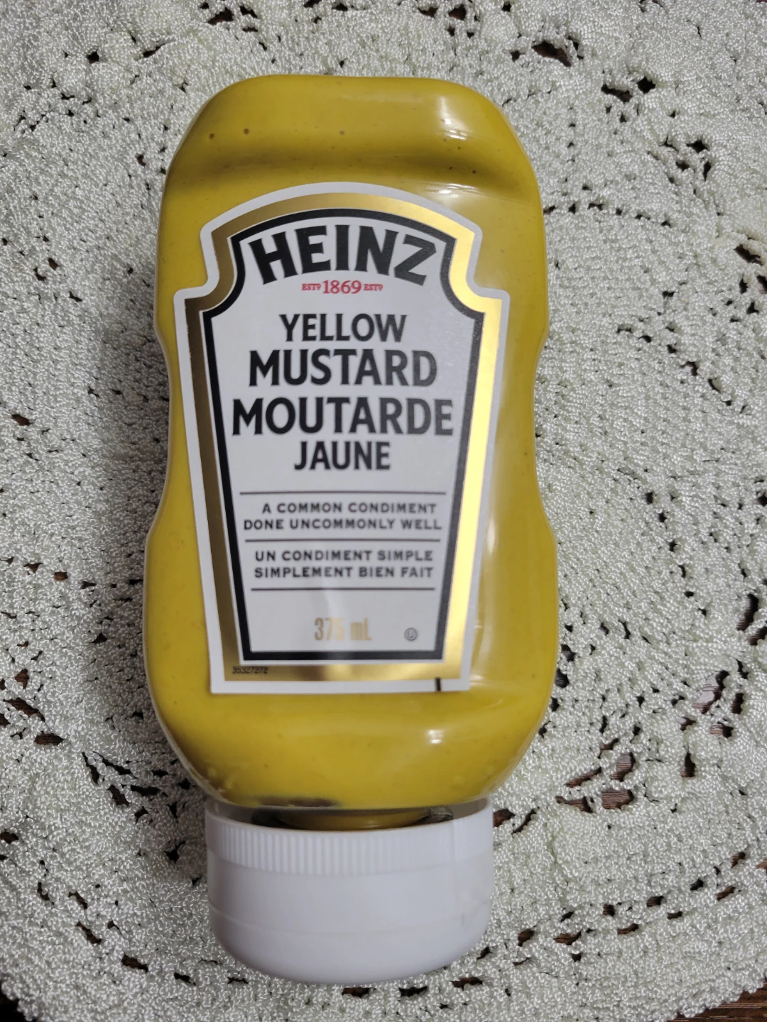 Heinz Yellow Mustard 375 mL 💧