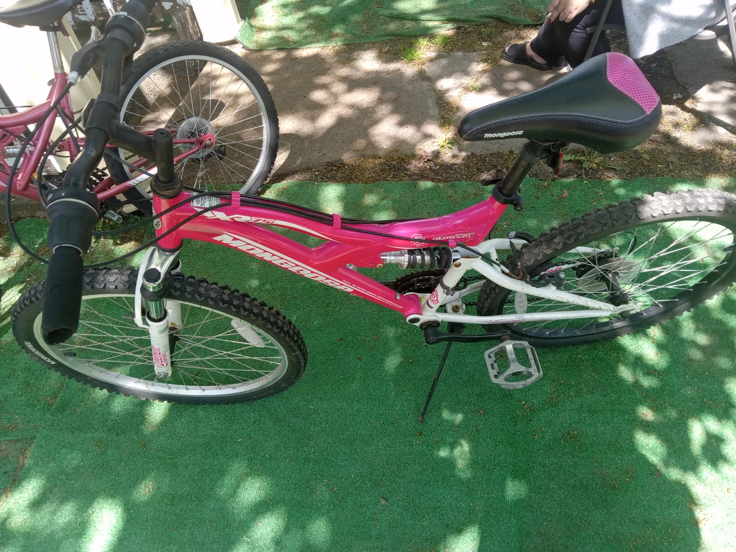 Mongoose X25 Pink Full Suspension Mountain Bike - photo 4