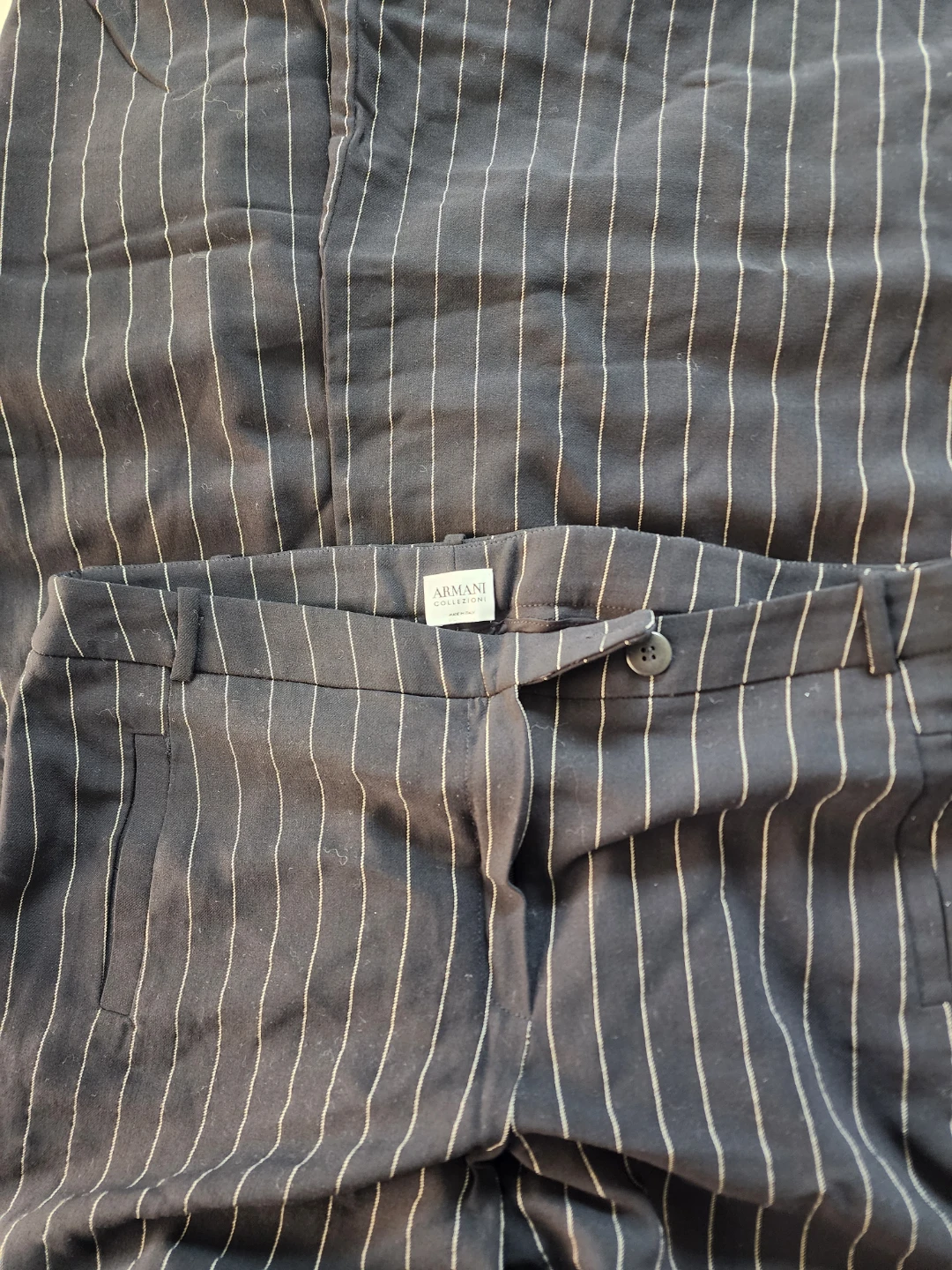 Armani Collezioni Pinstripe Pants - photo 2
